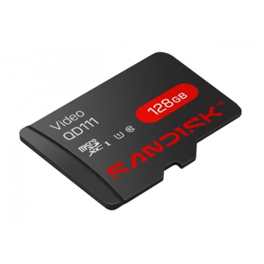 [RAM-4681] MEMORIA SANDISK VIDEO SC QD111 MICRO SDXC 128GB VIDEOVIGILANCIA 24/7 CLASE 10 U1 LECT100MB/S ESC 20MB/S  SDSDQAS4-128G-BP