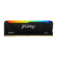 [RAM-4321] MEMORIA RAM KINGSTON DIMM DDR4 16GB 3200MT/S FURY BEAST BLACK XMP RGB CL16 288PIN 1.35V C/DISIPADOR DE CALOR P/PC/GAMER/ALTO RENDIMIENTO KF432C16BB2A/16