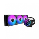 DISIPADOR DE ENFRIAMIENTO LIQUIDO COOLER MASTER MASTERLIQUID SERIE CORE II 360 / ARGB / NEGRO / GAMER
