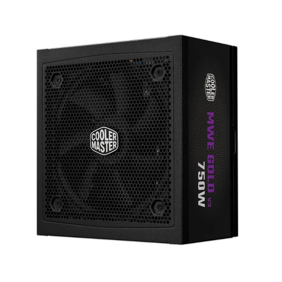 FUENTE DE PODER COOLER MASTER 750W / NEGRO / MWE V3 ATX 3.1/80PLUS GOLD CERTIFICADA/ MODULAR /GAMER