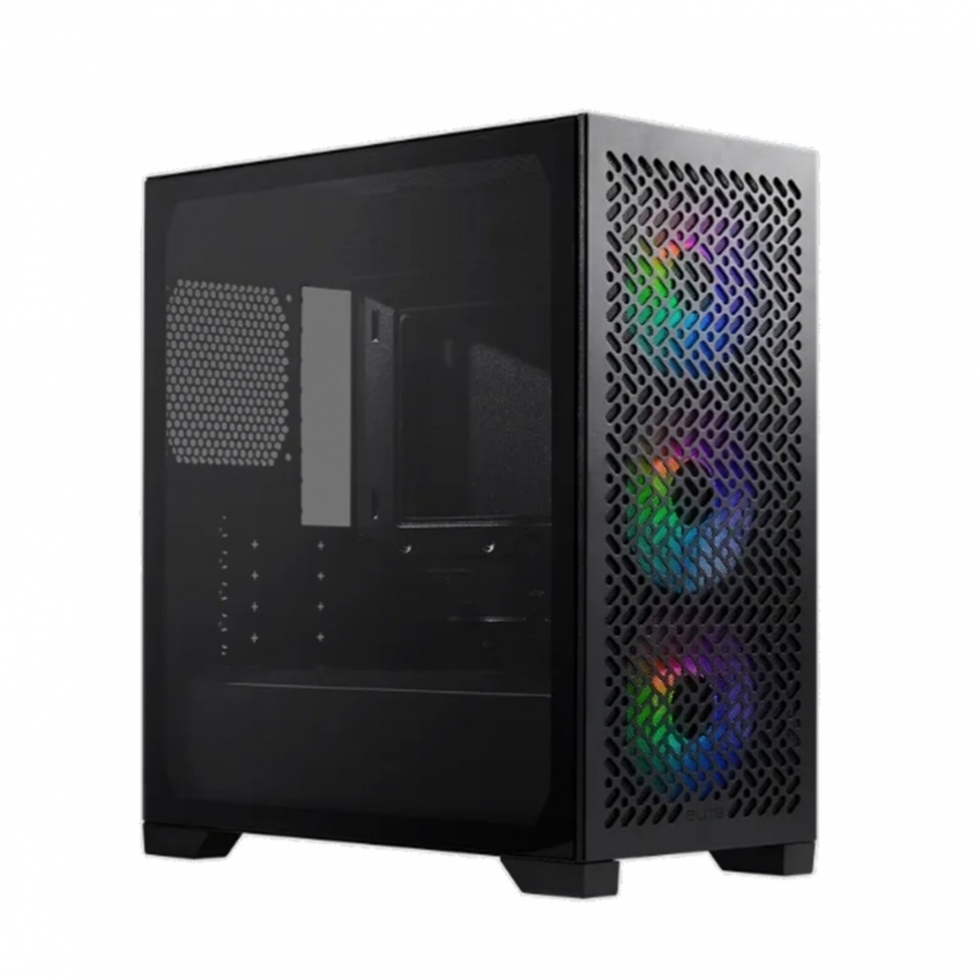 [CS-1150] GABINETE COOLER MASTER ELITE 302 / ARGB FAN 4 / NEGRO / MINI TORRE / MINI ITX / MICRO ATX / VENTANA