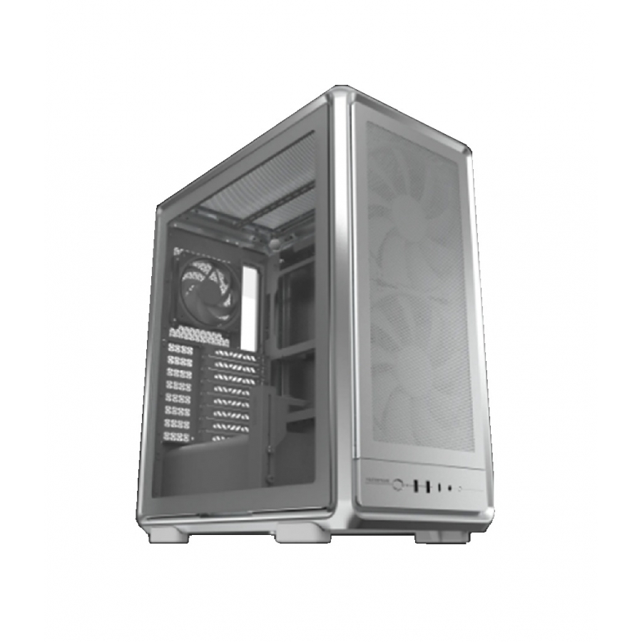 [CS-1156] GABINETE COOLER MASTER MASTER FRAME 500 / PLATA / MINI-ITX / MINI-DTX / MICRO-ATX, / ATX / E-ATX*/ SSI-CEB* (*SOPORTE CONDICIONAL)