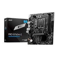 MB MSI B760 INTEL S-1700 14A/13A/12A GEN/2X DDR5 4800/1XDP/HDMI/M.2/4X USB3.2/USB-C/ATX/GAMA MEDIA/RGB