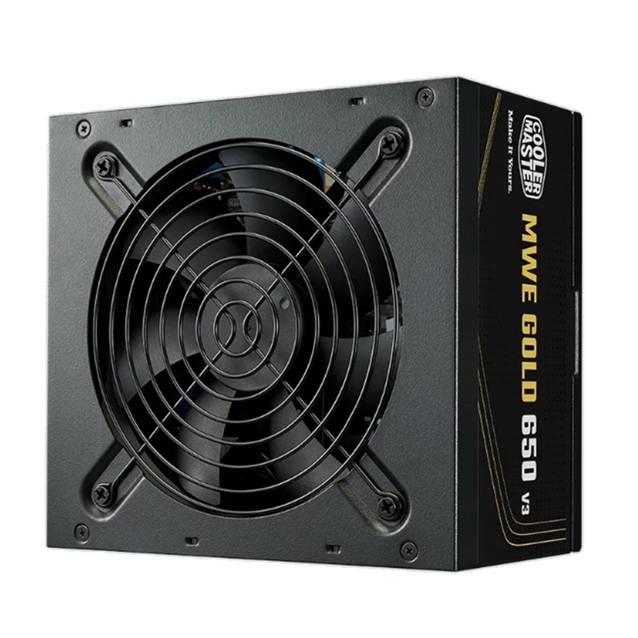 [CSP-715] FUENTE DE PODER COOLER MASTER 650W / MWE V3 ATX 3.1 / 80PLUS GOLD CERTIFICADA / NO MODULAR / GAMER