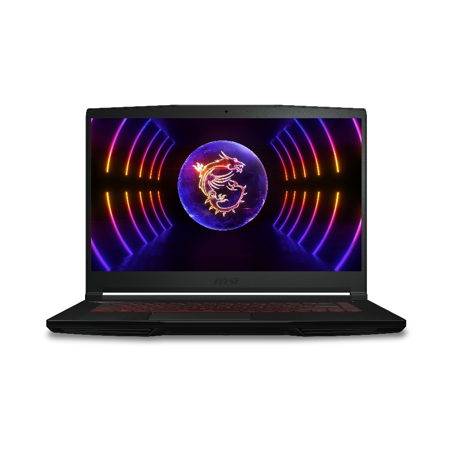 LAPTOP GAMER MSI THIN GF63 12V / 15.6 FHD 144HZ / INTEL CORE I5 12450H HASTA 4.4 GHZ / DDR4 8GB  / 512GB SSD / NVIDIA RTX 4050 GDDR6 6GB / WIN 11 HOME / TECLADO EN INGLES