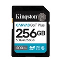 MEMORIA FLASH SD KINGSTON SDXC CANVAS GO PLUS 256GB 200MB/S C10 UHS-I U3 V30 (SDG4/256GB)