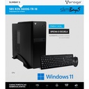COMPUTADORA / VORAGO / SLIMBAY 5 / PROCESADOR: RYZEN 5 5600G / RAM: 8GB / ALMACENAMIENTO: 480GB SSD / SISTEMA: WINDOWS 11 TRIAL (1 MES DE PRUEBA)
