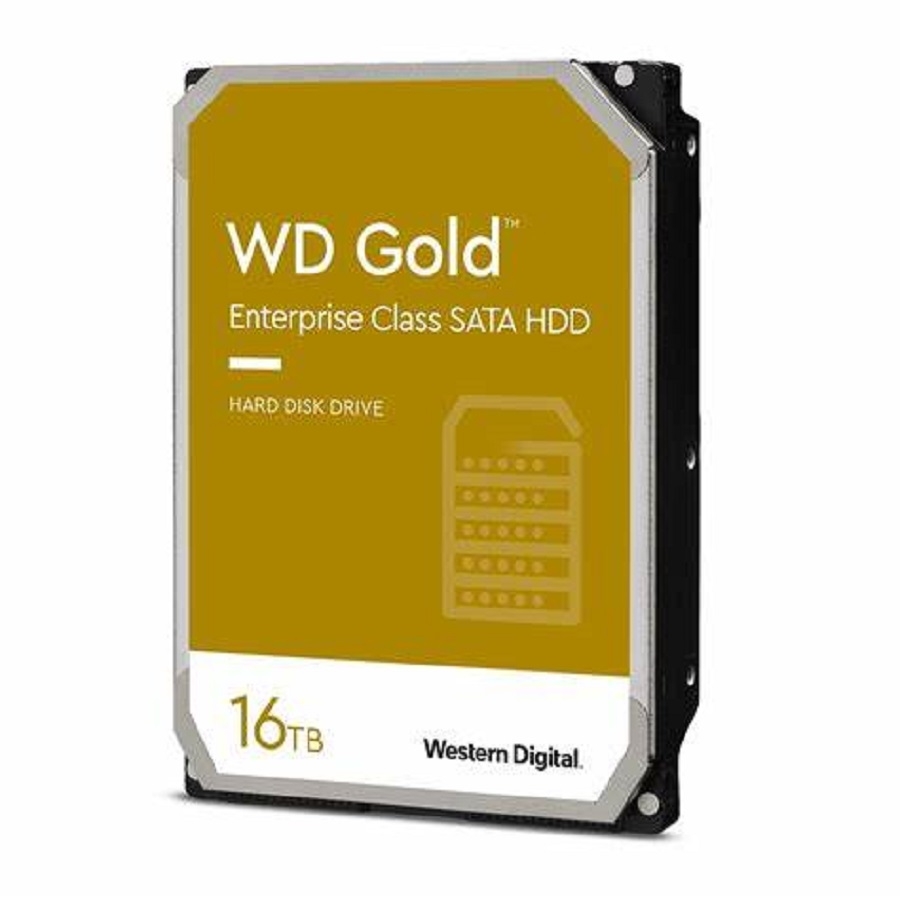 DISCO DURO INTERNO WD GOLD 16TB 3.5 ESCRITORIO SATA3 6GB/S 512MB 7200RPM 24X7 HOTPLUG NAS DVR NVR SERVER DATACENTER WD161KRYZ