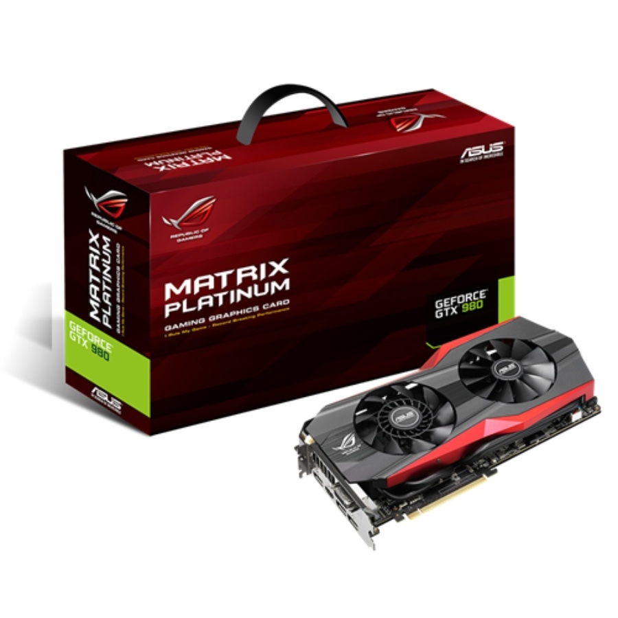 [VC-1413] TARJETA DE VIDEO ASUS MATRIX GTX980 /PCIE X16 3.0 /4GB GDDR5 /HDMI/3X DP /DVI /ESTANDAR /GAMA ALTA /GAMER