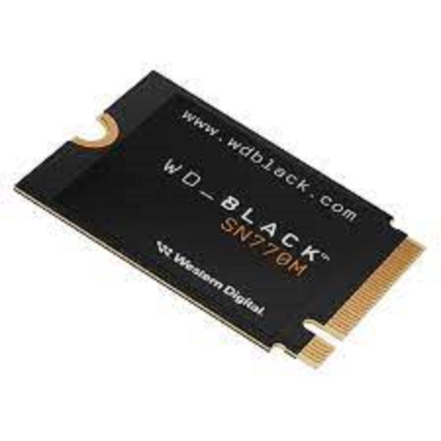 UNIDAD DE ESTADO SOLIDO SSD INTERNO WD BLACK SN770M 1TB M.2 2230 NVME PCIE GEN4 LECT.5150MB/S ESCRIT.4900MB/S TBW 600 WDS100T3X0G