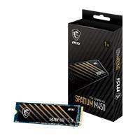 [HD-3103] UNIDAD DE ESTADO SOLIDO SSD INTERNO MSI SPATIUM M450 1TB M.2 2280 PCIE GEN4X4, NVME 1.4 LEC 3600 / ESC 300 MB/S SPATIUM M450 PCIE 4.0 NVME M.2 1TB