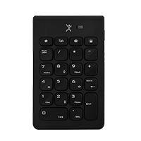 TECLADO NUMERO INALAMBRICO CONECTOR USB PORTATIL 22 TECLAS DE MEMBRANA PERFECT CHOICE NUMBRA - NEGRO