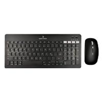 [KB-1051] KIT DE TECLADO Y MOUSE REGARGABLE INALAMBRICO NEGRO ZEBRARY PERFECT CHOICE