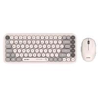 [KB-1082] KIT ACTECK CREATOR CHIC K-COLORS MK480 / TECLADO Y MOUSE / INALAMBRICO - MULTIMEDIA / 85 TECLAS / OPTICO / 800 DPI / 4 BOTONES + SCROLL / WIN + MAC / ESPAÑOL / DONGLE USB / GRIS / AC-940221