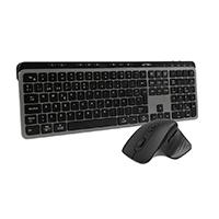 [KB-1086] KIT ACTECK CREATOR KREA MK755 / TECLADO Y MOUSE / INALAMBRICO DUAL / MULTIDISPOSITIVO / RECARGABLE / DONGLE USB BT / WIN - MAC / ESPAÑOL / 118 TECLAS / 2000 DPI / OPTICO / NEGRO - GRIS / AC-940160