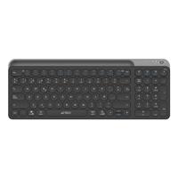 [KB-1108] TECLADO ACTECK INSPIRE TREK TI747 / INALAMBRICO / MULTIDISPOSITIVO DUAL / WINDOWS - MAC - ANDROID / ESPAÑOL / 99 TECLAS / MULTIMEDIA / DONGLE USB - BT 5.1 - CABLE USB / RECARGABLE / NEGRO / AC-940108