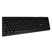 [KB-801] TECLADO ACTECK INSPIRE TA210 / ALAMBRICO USB / ESPAÑOL / 105 TECLAS / WINDOWS / MEMBRANA / NEGRO / AC-928946