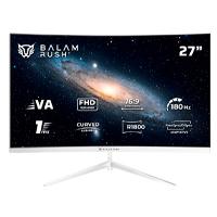 [MNL-2909] MONITOR GAMER BALAM RUSH ANDROMEDA MAG27Y / CURVO / 27 PULG / VA / FULL HD / 180 HZ / 1 MS / R1800 / VESA 100 / RGB / OVERCLOCK 200 HZ / FREESYNC / FLICKER FREE / LOW BLUE LIGHT / BLANCO / BR-942997