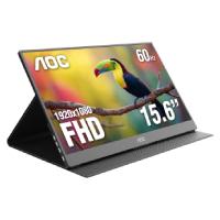 [MNL-3011] MONITOR PORTATIL LED AOC 16T20 / COLOR NEGRO / PANEL IPS 15.6 / USB-C / ASPECTO 16:9 / T.D.RESPUESTA 20MS / RESOLUCION 1920 X 1080 / 60 HZ / CONTRASTE 50M:1 / BRILLO 230 CD/M2 / 3 AÑOS DE GARANTIA