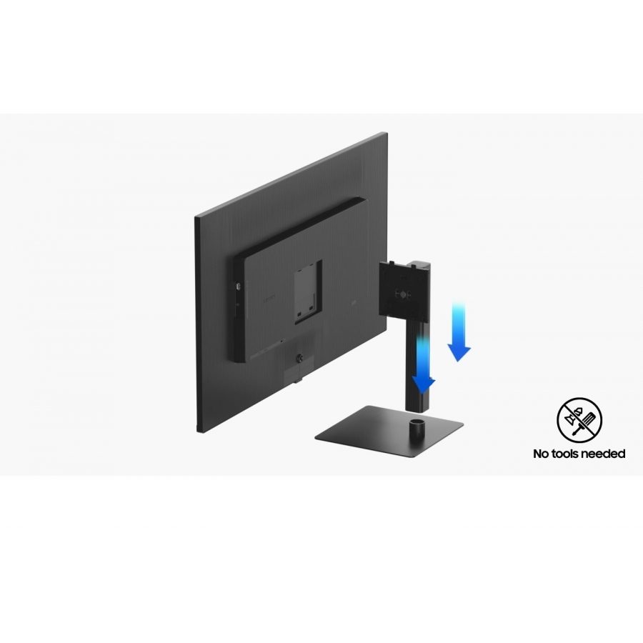 [MNL-3037] MONITOR LED SAMSUNG 37 PULGADAS / VIEWFINITY S7/ 4K UHD (3840 X 2160)/ PLANO/ VA / 60 HZ /  DP /HDMI / NEGRO