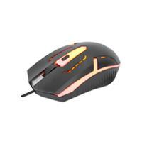 MOUSE,MANHATTAN,190206, OPTICO LUMINISCENTE RGB USB NEGRO