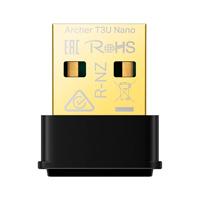 [NIC-4202] TARJETA DE RED | TP-LINK | ARCHER T3U NANO | AC1300 | USB | INALAMBRICO | 5GHZ 867MBPS | 2.4GHZ 400MBPS | COMPATIBLE CON WINDOWS 11/10/8.1/8/7, MAC OS 10.15 Y ANTERIOR