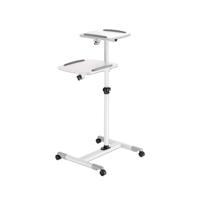 [AC-10055] SOPORTE PROYECTOR,MANHATTAN,461726, TIPO CARRO 10KG, DOS BANDEJAS PARA 10KG C/UNA, PARA PROYECTORES Y LAPTOPS