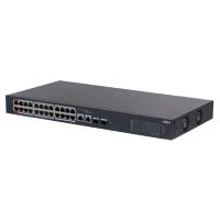 [NIC-5016] SWITCH/ DAHUA/ CS4226-24ET-240/ POE DE 26 PTS/ 24 PTS POE 10/100/ 2 UPLINK 10/100/1000 + 2 PTS SFP/ 240 WATTS TOTALES/ / ADMINISTRABLE EN LA NUBE POR DOLYNK CARE/POE HASTA 250 MTS/ CARCASA METALI