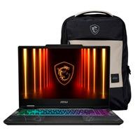 LAPTOP PORTATIL GAMER MSI CYBORG 15 B2RWFKG/ 15.6 FHD 144HZ / INTEL CORE 5 210H HASTA 4.8 GHZ / DDR5 16GB (2*8GB) / 512GB SSD / NVIDIA RTX 5060, GDDR7 8GB / WIN 11 HOME / INCLUYE BACKPACK