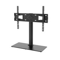 [AC-10200] SOPORTE TV,MANHATTAN,462297, P/MESA 45KG, 32 A 65 ALTURA AJUSTABLE, BASE DE VIDRIO
