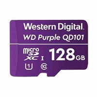 [RAM-3503] MEMORIA WD PURPLE SC QD101 MICRO SDXC 128GB VIDEOVIGILANCIA 24/7 CLASE 10 U1 LECT 50MB/S ESC 40MB/S WDD128G1P0C