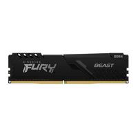 [RAM-3950] MEMORIA RAM KINGSTON DIMM DDR4 16GB 3200MT/S FURY BEAST BLACK XMP CL16 288PIN 1.35V C/DISIPADOR DE CALOR P/PC/GAMER/ALTO RENDIMIENTO KF432C16BB/16
