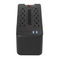 REGULADOR AUTOMATICO DE VOLTAJE FORZA FVR-1221USB 1200VA/600W 8 SLDS 2 USB 120V