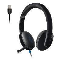 [SPK-1570] DIADEMA LOGITECH H540 NEGRO CONECTOR USB CONTROL DE AUDIO INTEGRADO WINDOWS/ MAC OS/ CHROME OS