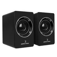 [SPK-2069] BOCINAS PARA COMPUTADORA SONIDO ESTEREO 2.0 CONECTOR USB Y 3.5MM CONTROL DE VOLUMEN PERFECT CHOICE MOSSO - NEGRO