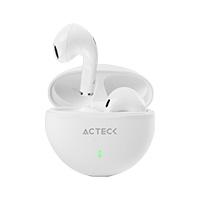 [SPK-2310] AUDIFONOS ACTECK SENSE EP230 / INALAMBRICOS / BLUETOOTH / CONTROL TACTIL / PROTECCION IPX4 CONTRA SALPICADURAS / BLANCO / AC-935111