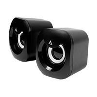 [SPK-2330] BOCINAS ACTECK / ESENCE BASIC AS215 / ALAMBRICA / USB / ILUMINACION LED / NEGRO / AC-935272