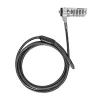 [AC-10648] CANDADO DE SEGURIDAD TARGUS ASP61LA T-LOCK RESETTABLE COMBO CABLE LOCK COLOR NEGRO