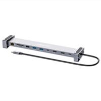 [AC-12925] DOCKING/MANHATTAN/190398/DOCKING STATION USB-C 10 EN 1 CON MST PARA DOBLE MONITOR 4K