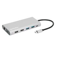 [AC-10879] DOCKING USB,MANHATTAN,130660,-C 12 PTOS, HDMIX3, USB-C PD/USB-C/2XUSBV3.2/2XUSBV2.0, RED/SD/MICRO SD