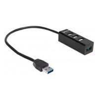 [AC-6451] HUB USB,MANHATTAN,163828, V2.0  3 PTOS Y V3.0 1 PTO SIN FUENTE