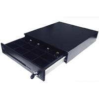 [CAJ-12] CAJON DE DINERO EC LINE EC-CD-50M, NEGRO, COMPARTIMENTOS 4 BILLETES - 8 MONEDAS, RJ11