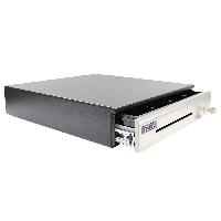 [CAJ-17] CAJON DE DINERO EC LINE EC-CD-100-P, NEGRO, COMPARTIMIENTOS 5 BILLETES - 8 MONEDAS, RODAMIENTO, PANEL DE ACERO INOXIDABLE, RJ11