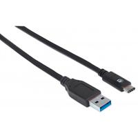 [CB-1319] CABLE USB,MANHATTAN,353373,-C V3.1, C-A 1.0M NEGRO