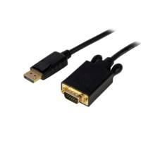 [CB-1817] CABLE ADAPTADOR DE 91CM CONVERTIDOR DE VIDEO DISPLAYPORT DP A VGA - ACTIVO - 1080P - NEGRO - STARTECH.COM MOD. DP2VGAMM3B