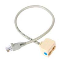 [CB-1897] CABLE ADAPTADOR MULTIPLICADOR DIVISOR SPLITTER RJ45 2 A 1 - HEMBRA A MACHO - DIVISOR SPLITTER PARA CABLE DE RED ETHERNET RJ45 - STARTECH.COM MOD. RJ45SPLITTER