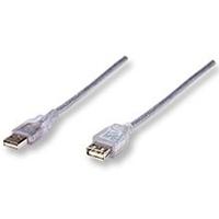 [CB-193] CABLE USB,MANHATTAN,340502, V2.0 EXT. 4.5M PLATA