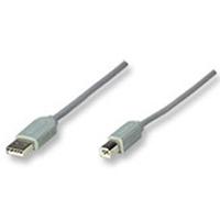 [CB-199] CABLE USB,MANHATTAN,317863, A-B 3.0M, GRIS