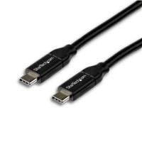 CABLE USB-C DE 2M A USB-C CON CAPACIDAD PARA ENTREGA DE ALIMENTACION DE 5A (100W) - USB TIPO-C - CABLE DE CARGA USB-C - USB 2.0 - STARTECH.COM MOD. USB2C5C2M