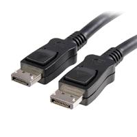 [CB-2131] CABLE DE 5M DISPLAYPORT 4K MBR CON CIERRE DE SEGURIDAD MEDIANTE MECANISMO DE BLOQUEO - 2X MACHO DP - LATCHES - NEGRO - STARTECH.COM MOD. DISPL5M